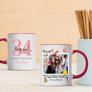 Personalized 34th Birthday Mug – Custom Gift for Loved Ones - 89Prints