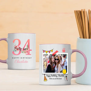 Personalized 34th Birthday Mug – Custom Gift for Loved Ones - 89Prints