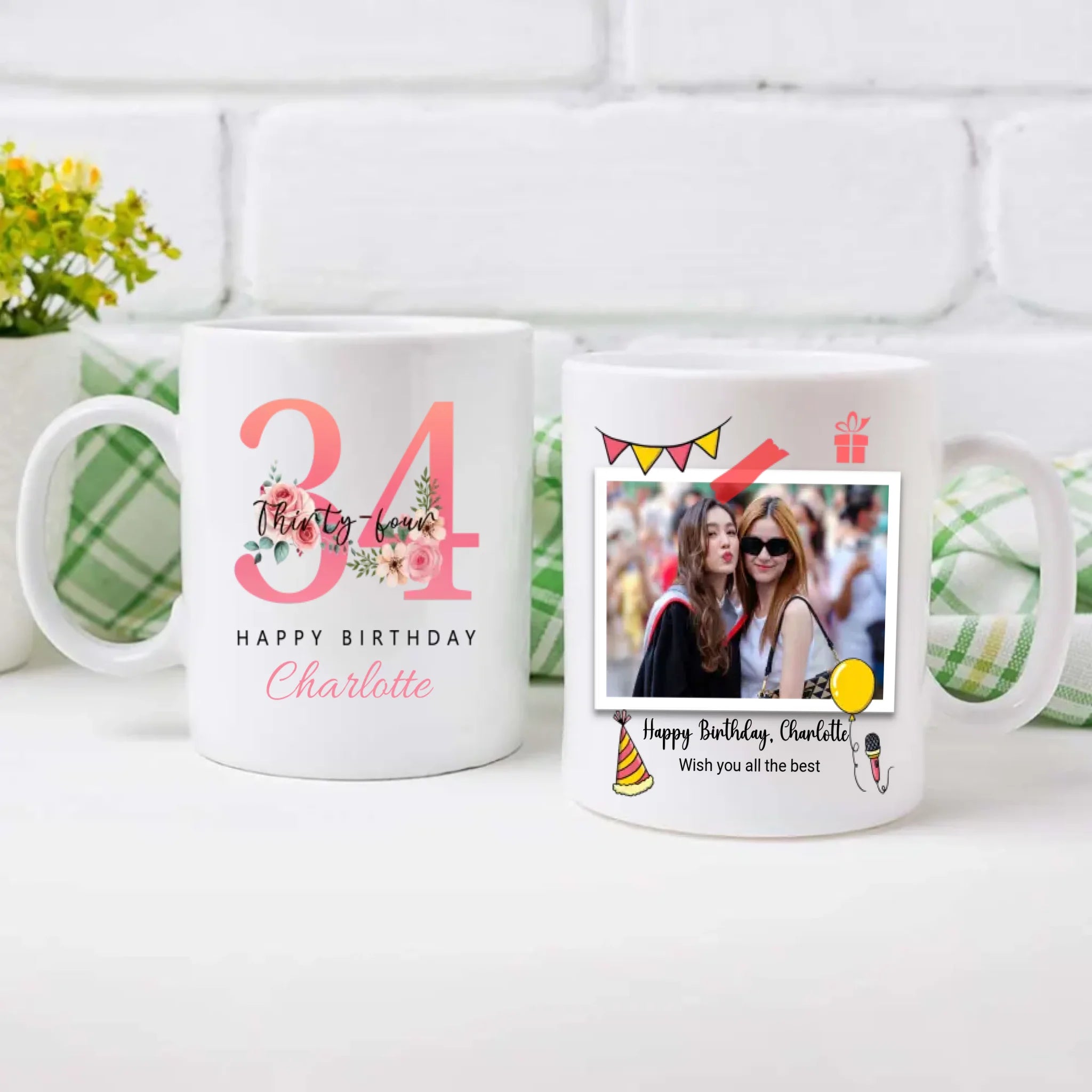 Personalized 34th Birthday Mug – Custom Gift for Loved Ones - 89Prints