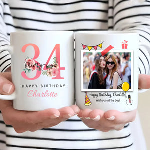 Personalized 34th Birthday Mug – Custom Gift for Loved Ones - 89Prints