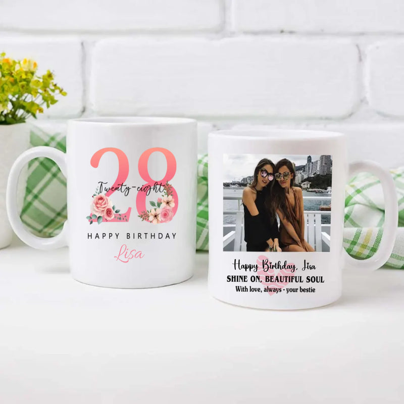 Energetic 28th Birthday Mug – Personalize and Create Your Own - 89Prints