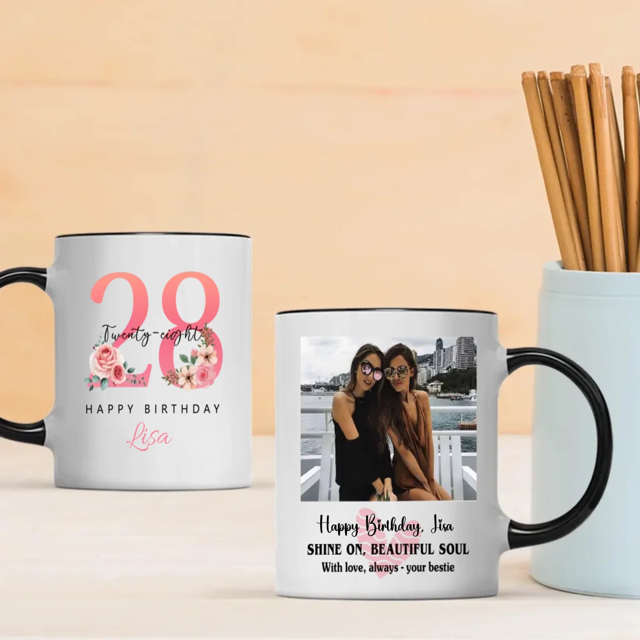 Energetic 28th Birthday Mug – Personalize and Create Your Own - 89Prints