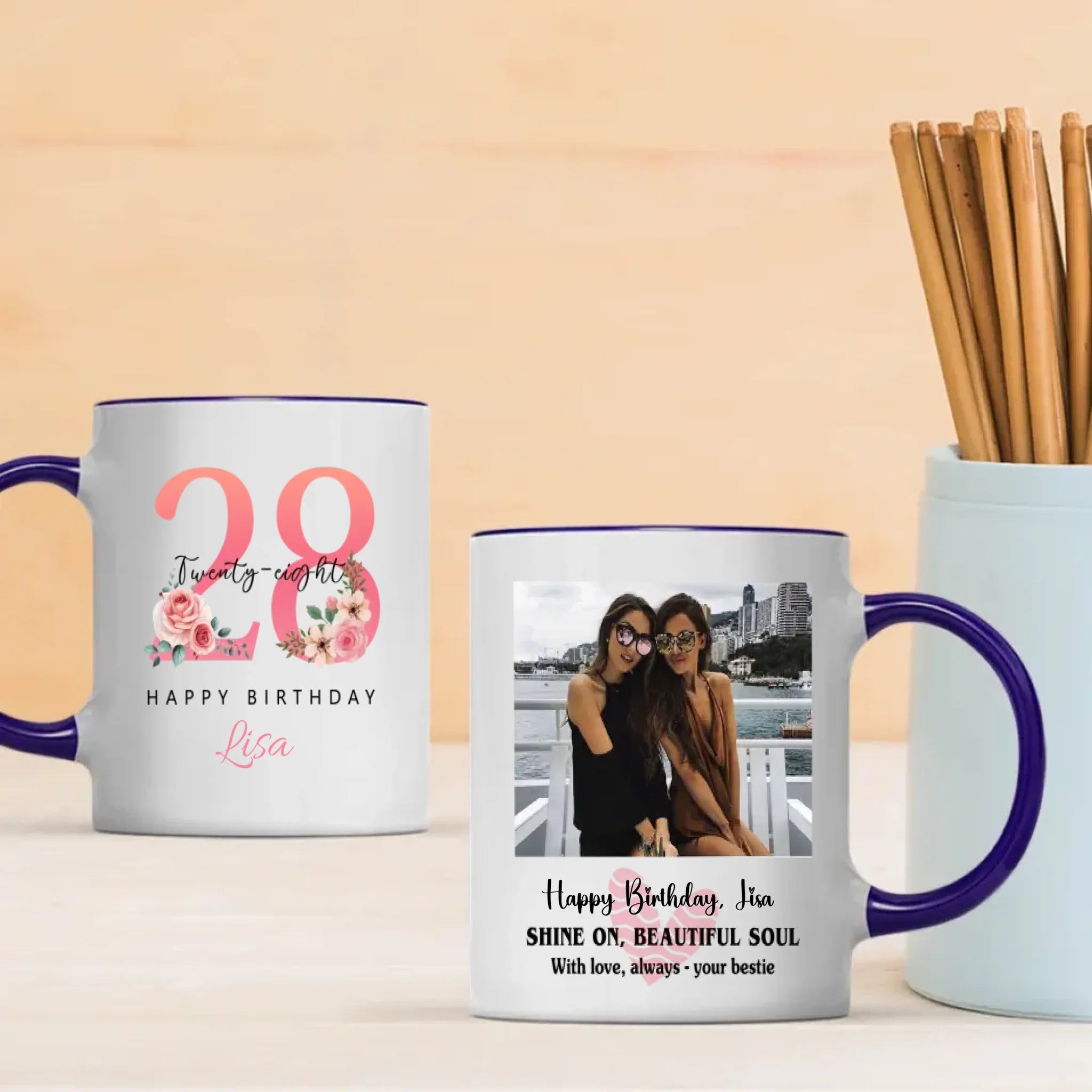 Energetic 28th Birthday Mug – Personalize and Create Your Own - 89Prints