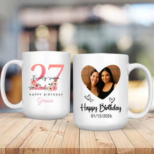 Playful 27th Birthday Mug – Custom Gift for Young Spirits - 89Prints