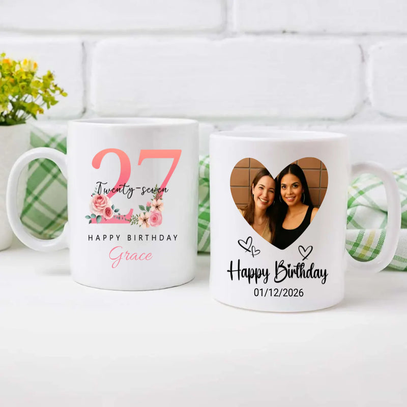 Playful 27th Birthday Mug – Custom Gift for Young Spirits - 89Prints