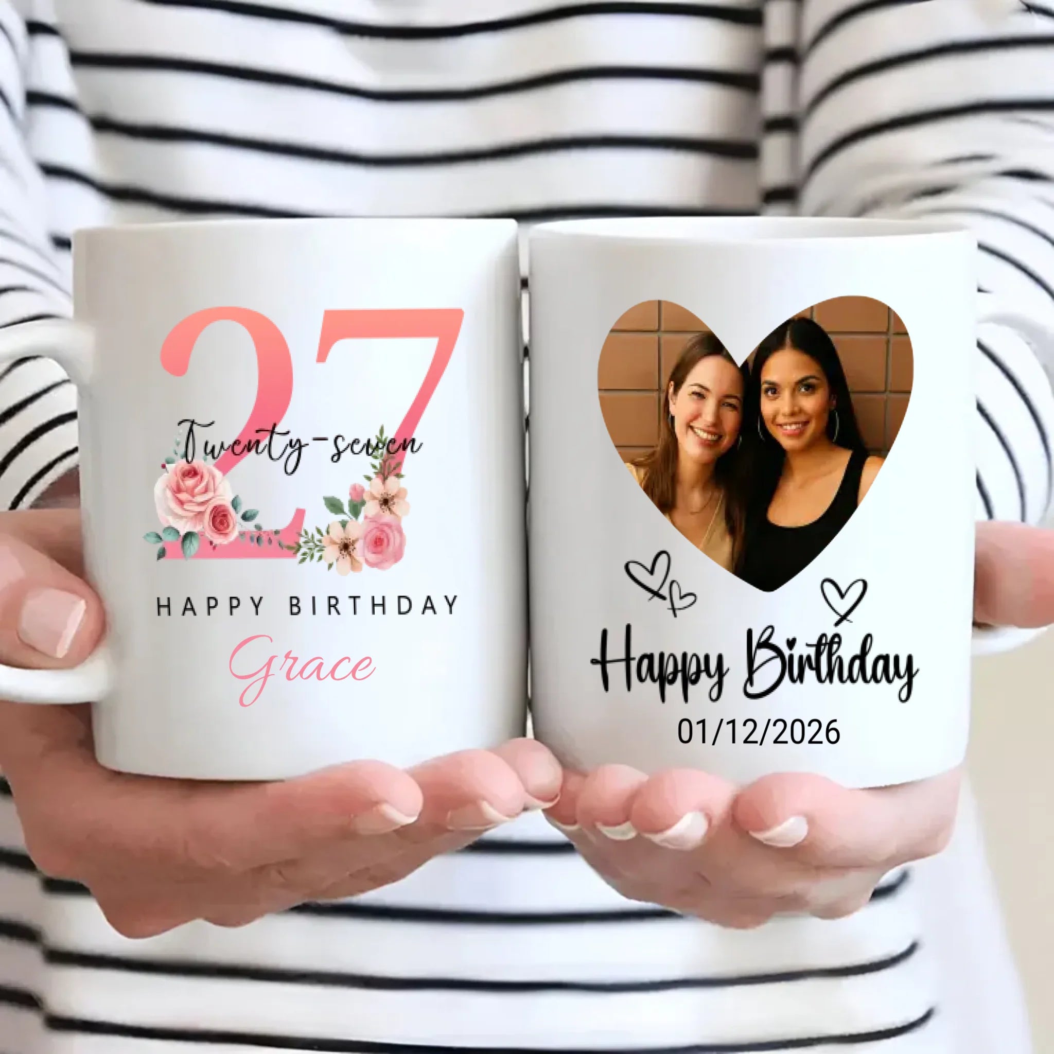 Playful 27th Birthday Mug – Custom Gift for Young Spirits - 89Prints