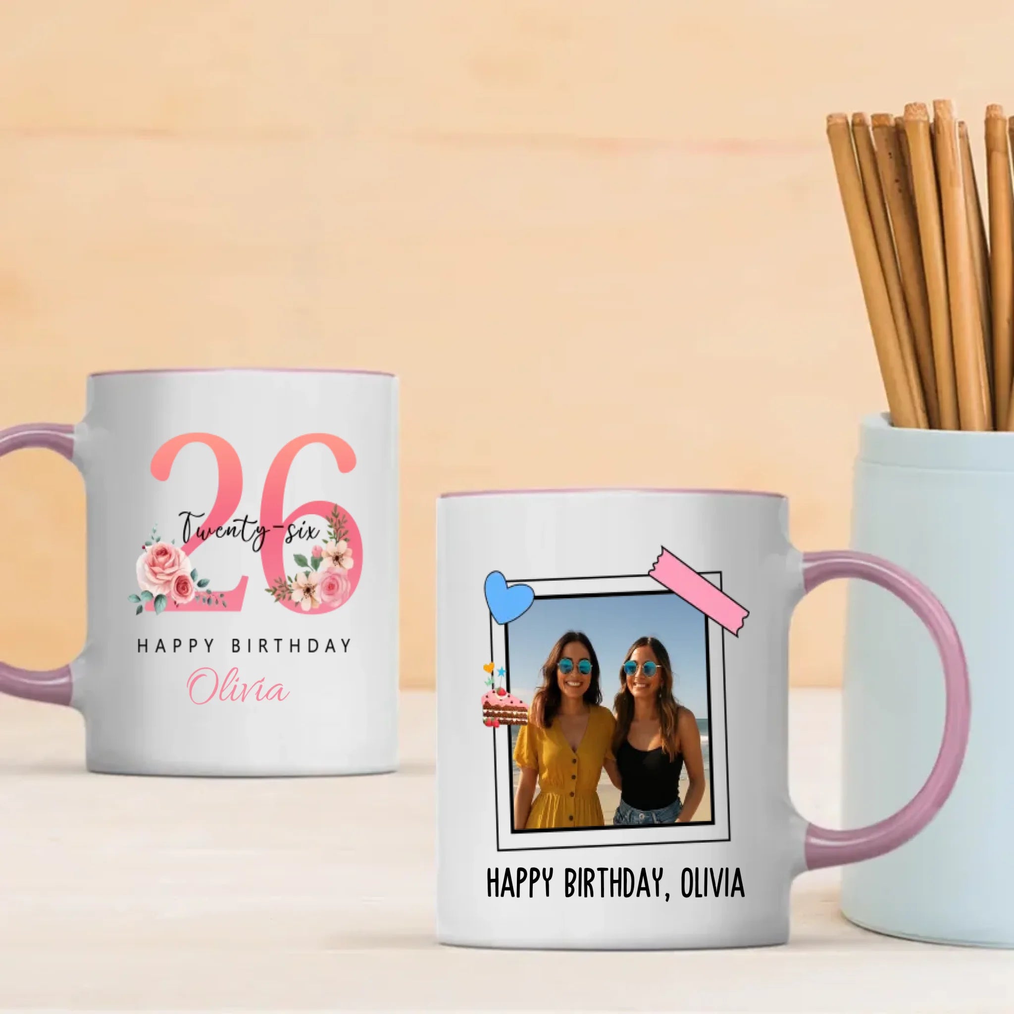 Energetic 26th Birthday Magic Mug – Colorful Personalized Keepsake - 89Prints