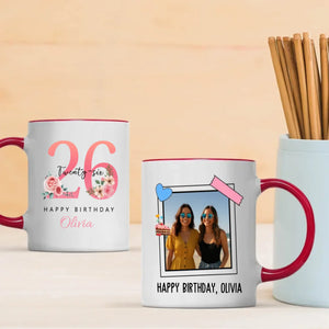 Energetic 26th Birthday Magic Mug – Colorful Personalized Keepsake - 89Prints