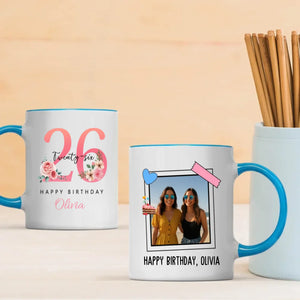 Energetic 26th Birthday Magic Mug – Colorful Personalized Keepsake - 89Prints