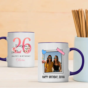Energetic 26th Birthday Magic Mug – Colorful Personalized Keepsake - 89Prints