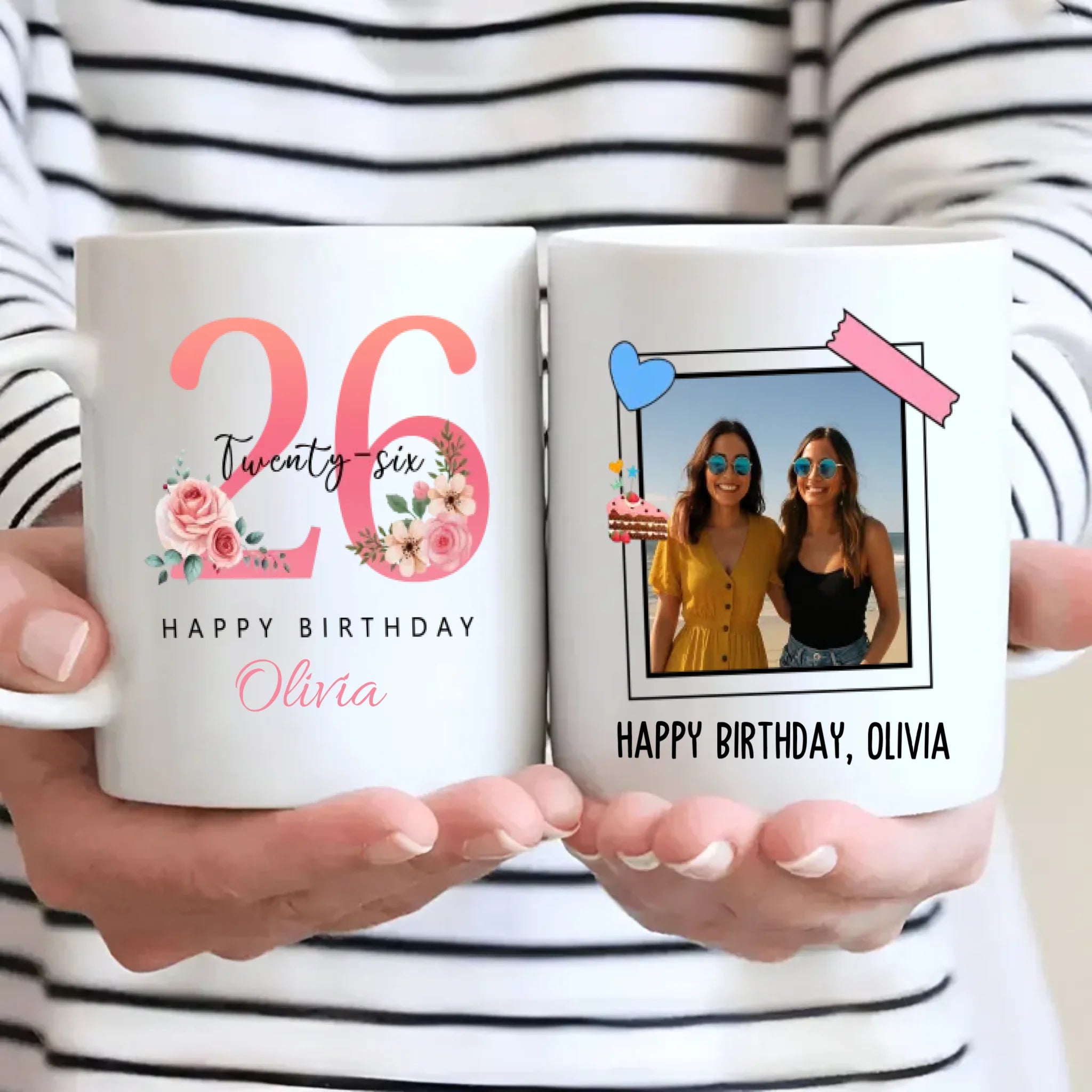 Energetic 26th Birthday Magic Mug – Colorful Personalized Keepsake - 89Prints