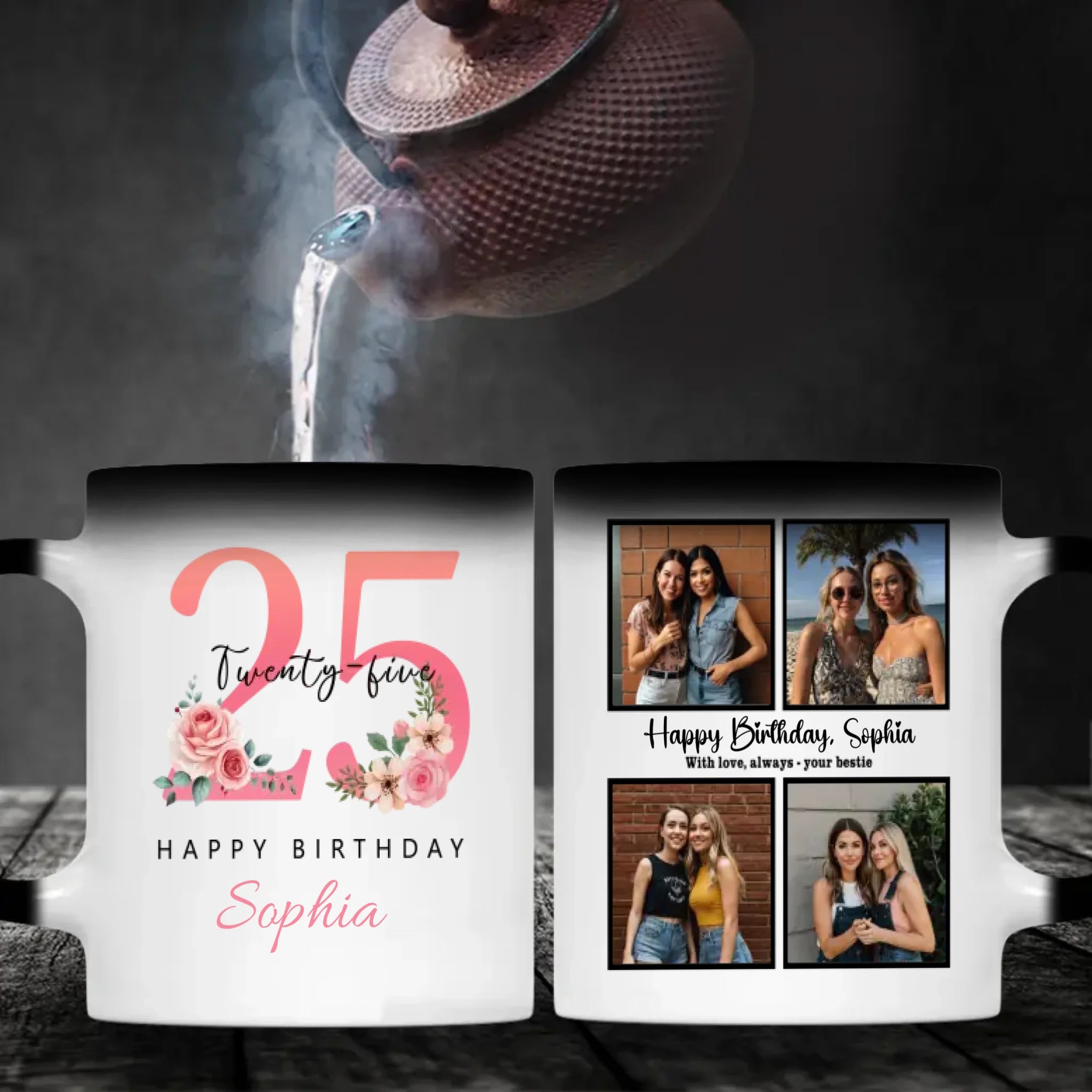 Trendy 25th Birthday Mug – Personalized & Fun Gift For Bestie - 89Prints