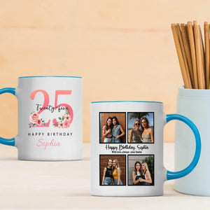 Trendy 25th Birthday Mug – Personalized & Fun Gift For Bestie - 89Prints
