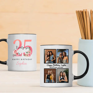 Trendy 25th Birthday Mug – Personalized & Fun Gift For Bestie - 89Prints