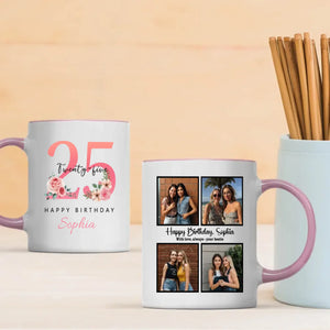 Trendy 25th Birthday Mug – Personalized & Fun Gift For Bestie - 89Prints