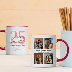 Trendy 25th Birthday Mug – Personalized & Fun Gift For Bestie - 89Prints