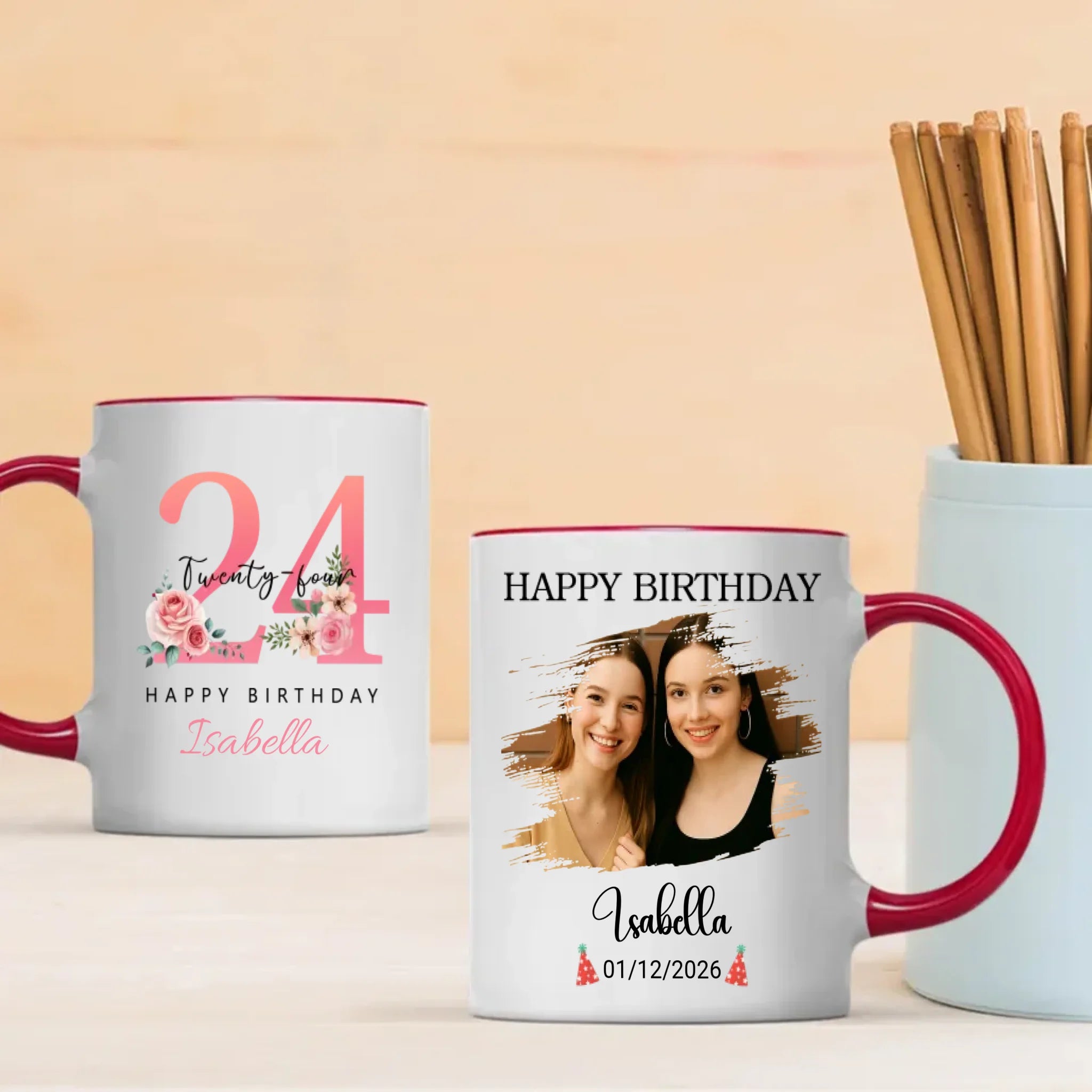 Creative 24th Magic Mug – Personalized Birthday Keepsake - 89Prints
