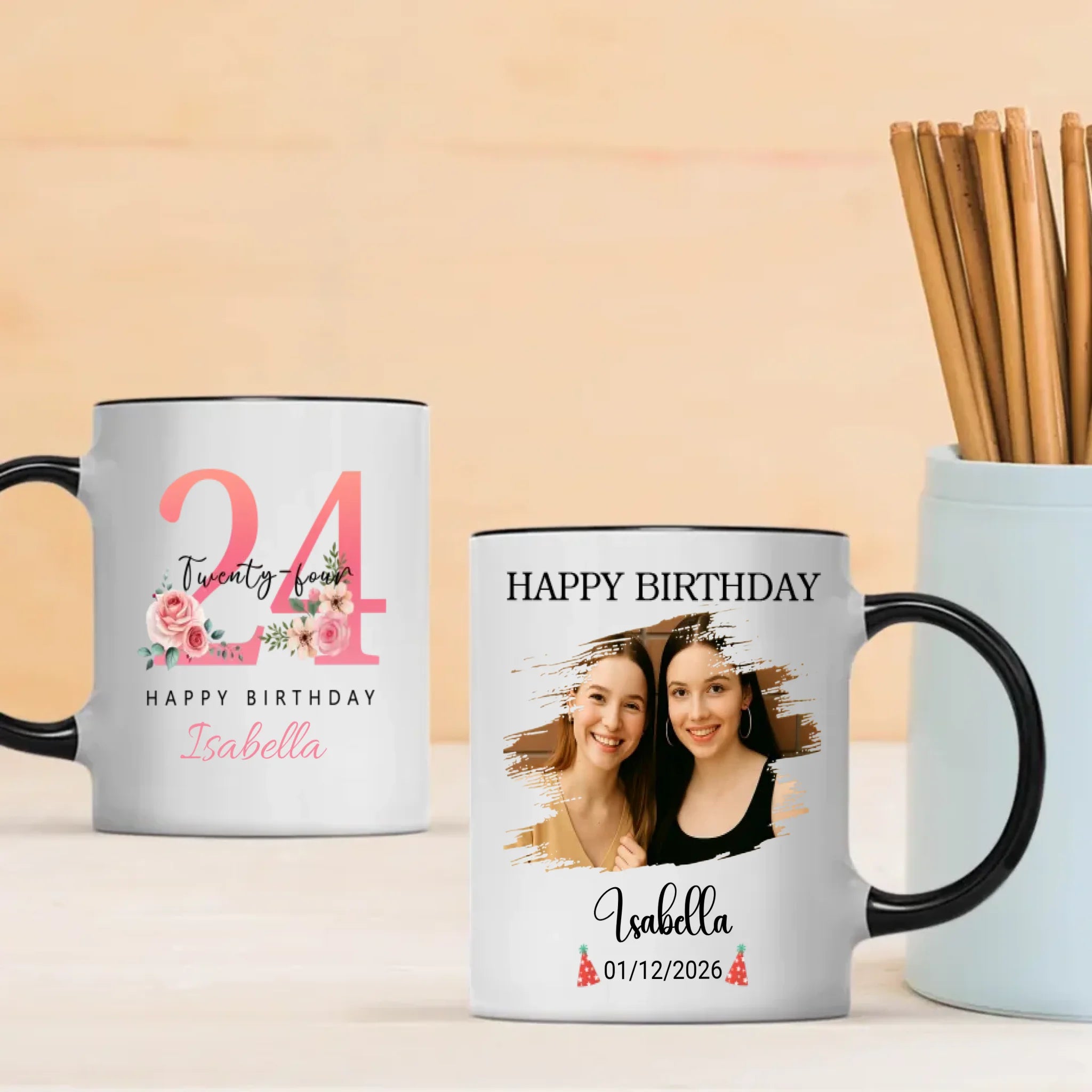 Creative 24th Magic Mug – Personalized Birthday Keepsake - 89Prints