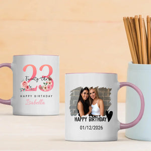 Elegant 23rd Birthday Mug – Simple & Stylish Gift Idea - 89Prints