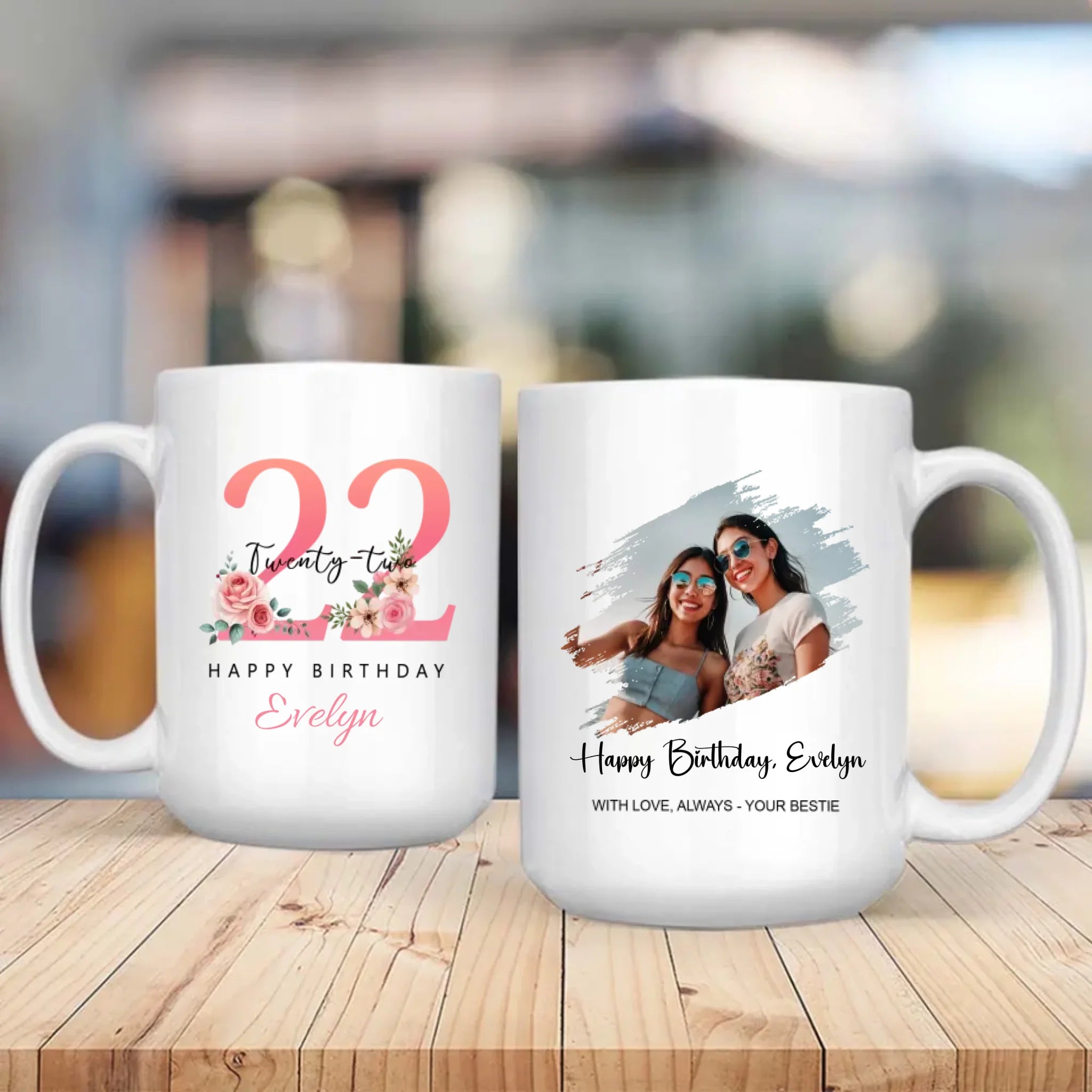 Twenty-Two and Thriving – Modern Birthday Mug for Bold Souls - 89Prints