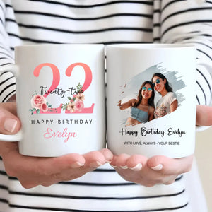Twenty-Two and Thriving – Modern Birthday Mug for Bold Souls - 89Prints