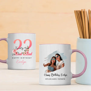 Twenty-Two and Thriving – Modern Birthday Mug for Bold Souls - 89Prints