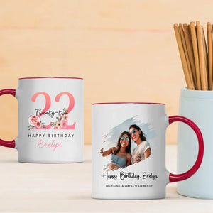 Twenty-Two and Thriving – Modern Birthday Mug for Bold Souls - 89Prints