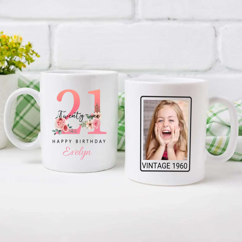 Simple Yet Meaningful – Elegant 21st Birthday Mug for Everyday Joy - 89Prints