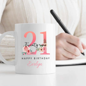 Simple Yet Meaningful – Elegant 21st Birthday Mug for Everyday Joy - 89Prints
