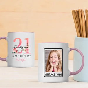 Simple Yet Meaningful – Elegant 21st Birthday Mug for Everyday Joy - 89Prints