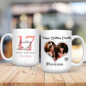 Funny 17th Birthday Mug – Custom Gift for Teen Girl, Add Name - 89Prints