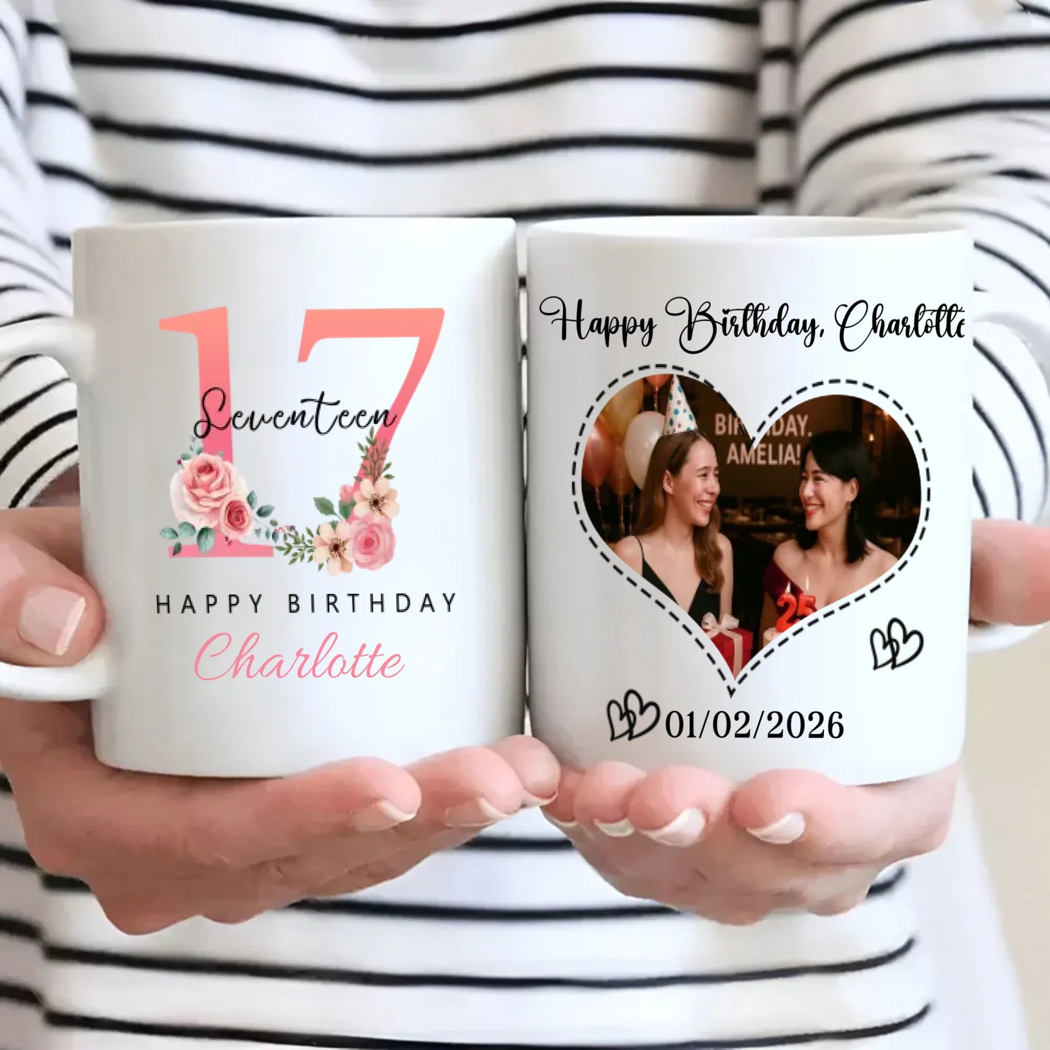 Funny 17th Birthday Mug – Custom Gift for Teen Girl, Add Name - 89Prints