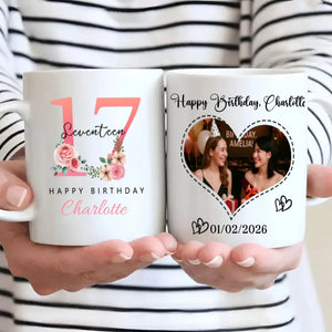 Funny 17th Birthday Mug – Custom Gift for Teen Girl, Add Name - 89Prints