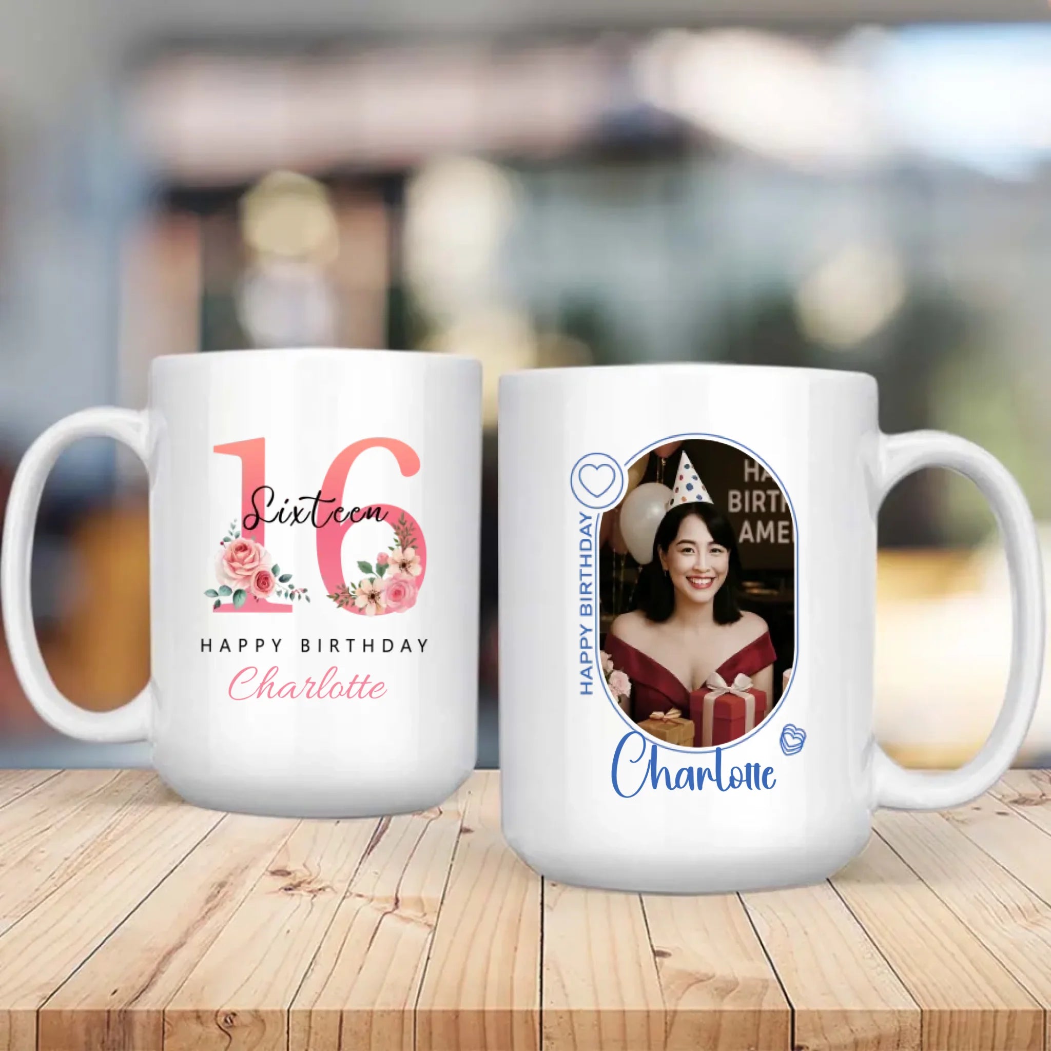 Minimal 16th Birthday Mug – Simple Personalized Design - 89Prints