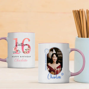 Minimal 16th Birthday Mug – Simple Personalized Design - 89Prints