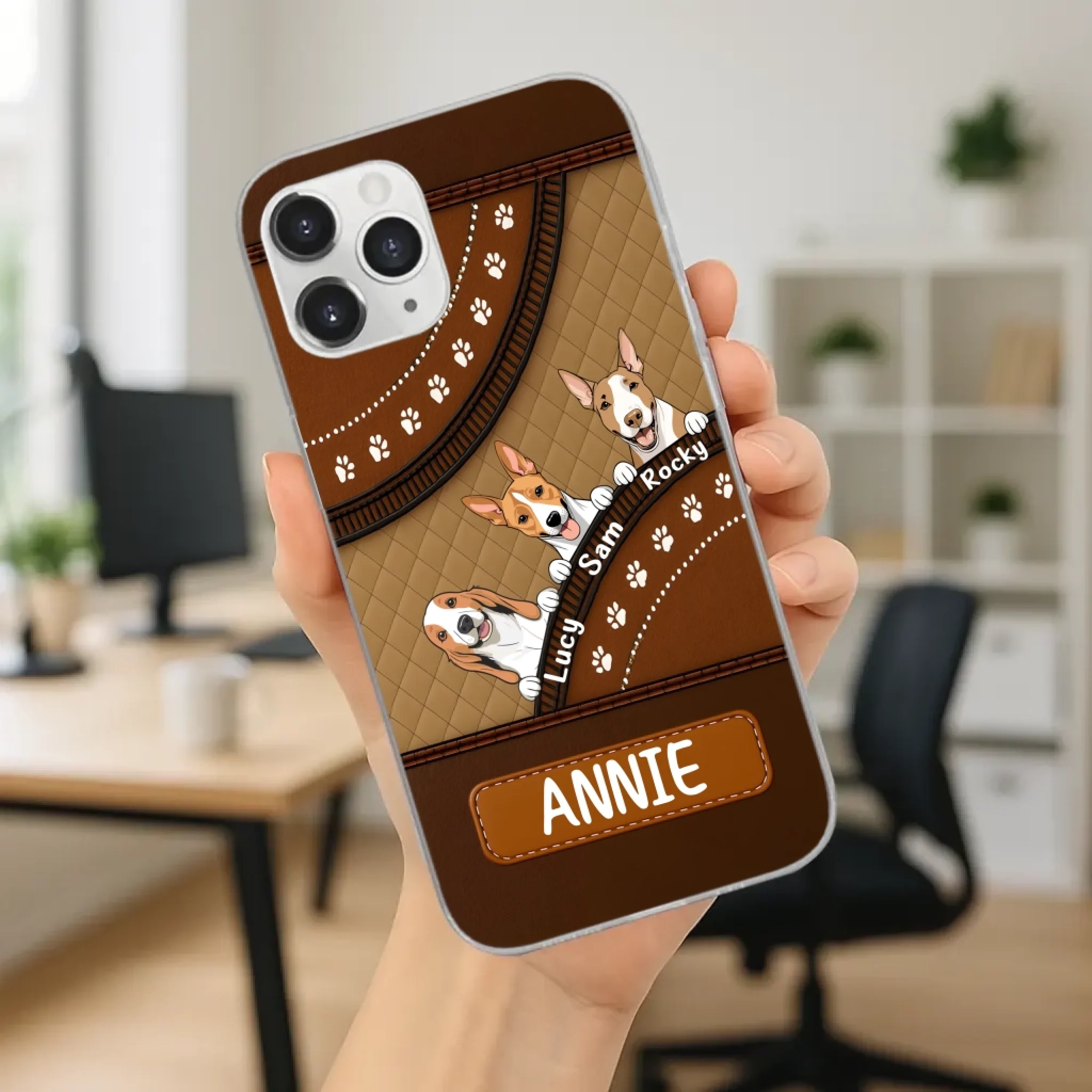 Personalized Dog Phone Case – Add Your Dog’s Name - 89Prints