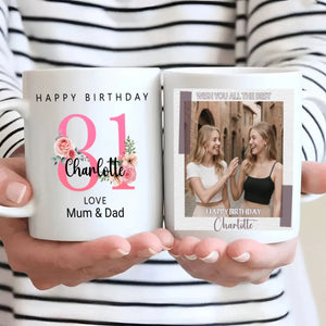 81st Years Loved – Custom Birthday Mug for the Sweetest Soul - 89Prints