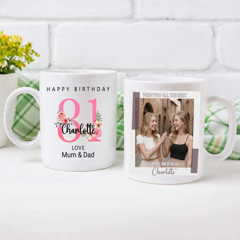 81st Years Loved – Custom Birthday Mug for the Sweetest Soul - 89Prints