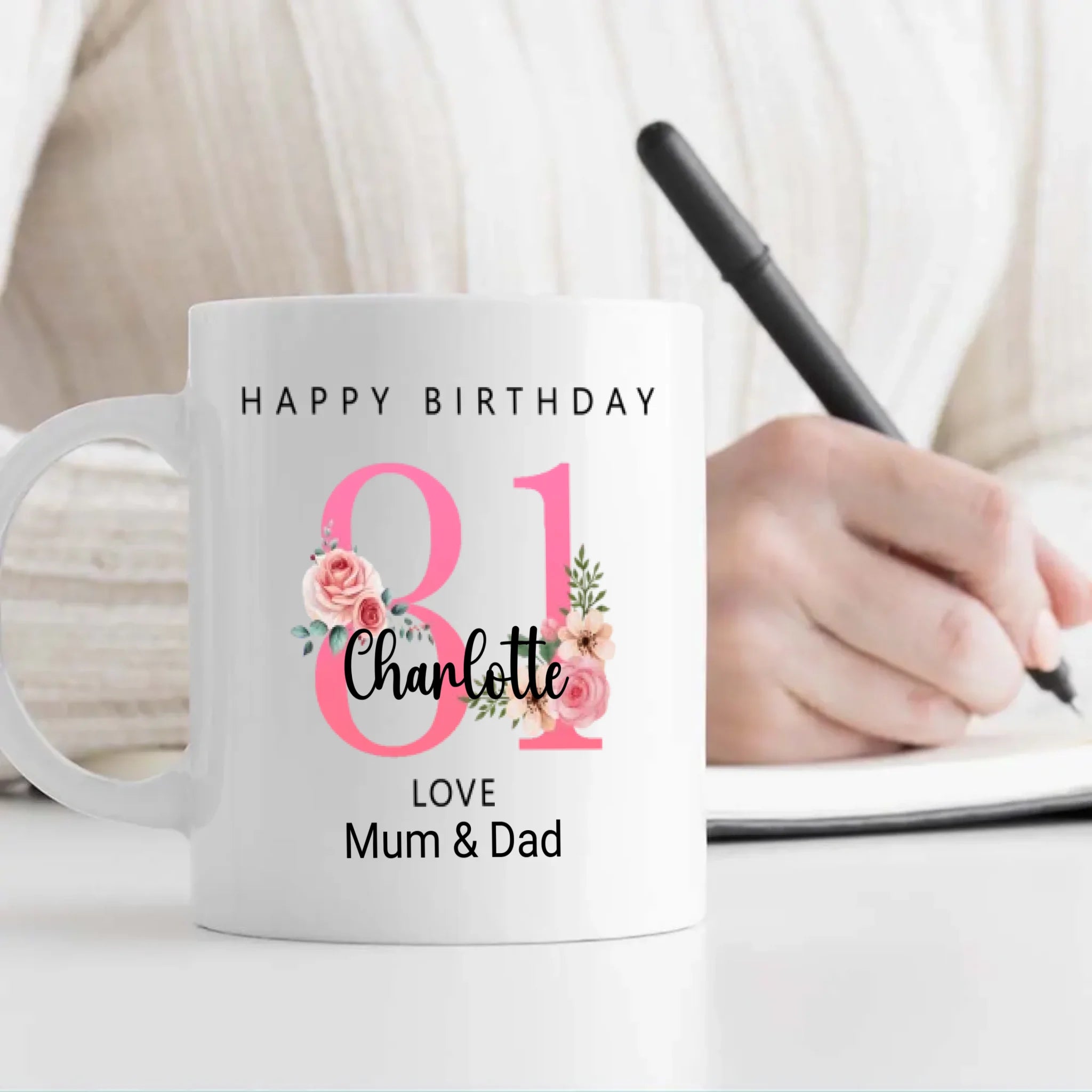 81st Years Loved – Custom Birthday Mug for the Sweetest Soul - 89Prints