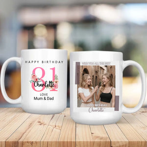 81st Years Loved – Custom Birthday Mug for the Sweetest Soul - 89Prints