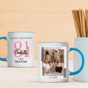 81st Years Loved – Custom Birthday Mug for the Sweetest Soul - 89Prints