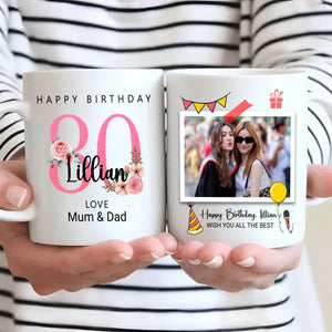 Cheers to 80 – Classic Birthday Mug for Life’s Finest Moments - 89Prints