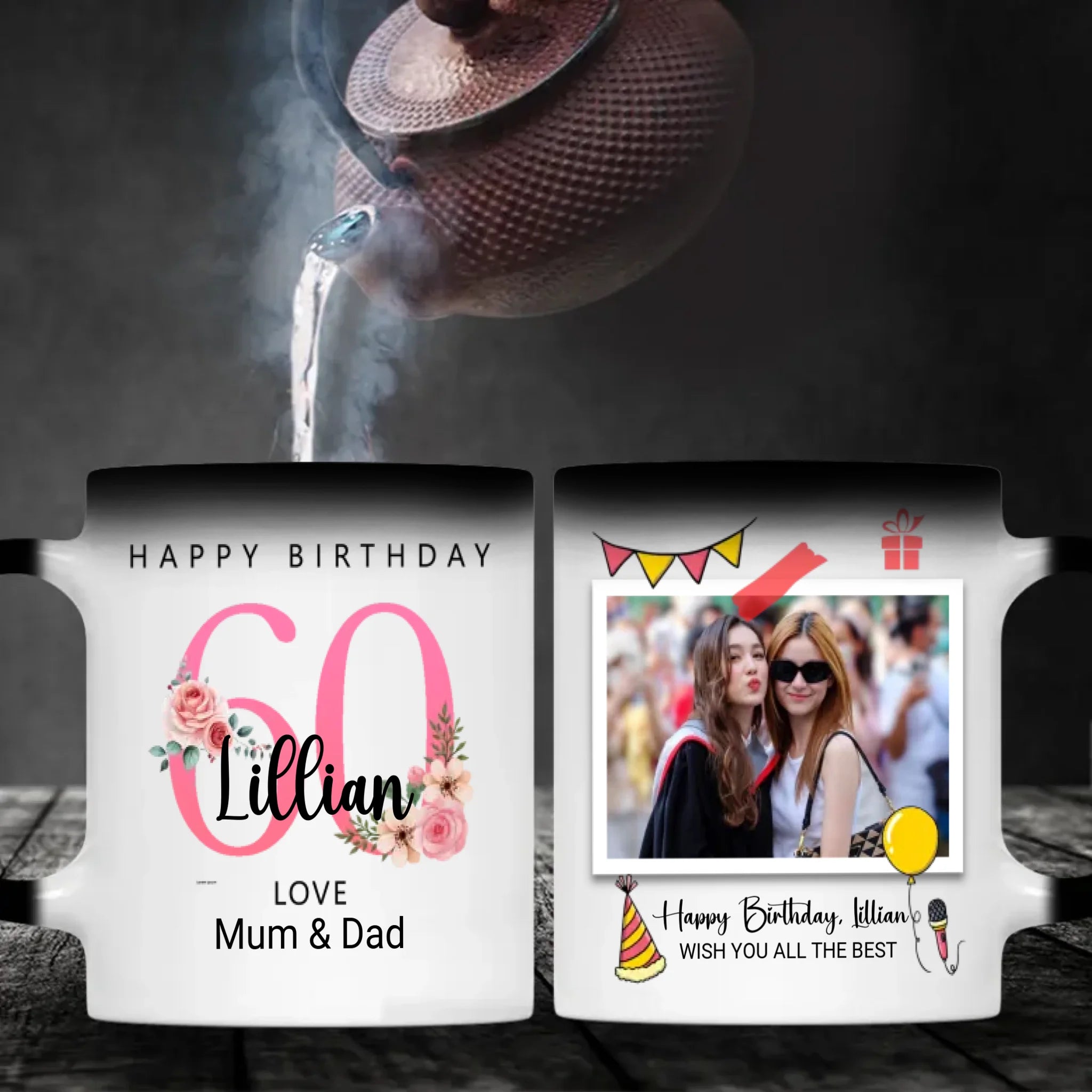 Cheers to 60 Years – Classic Birthday Mug for a Milestone Moment - 89Prints