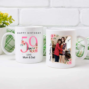Fabulous at 59th – Personalized Birthday Mug - 89Prints