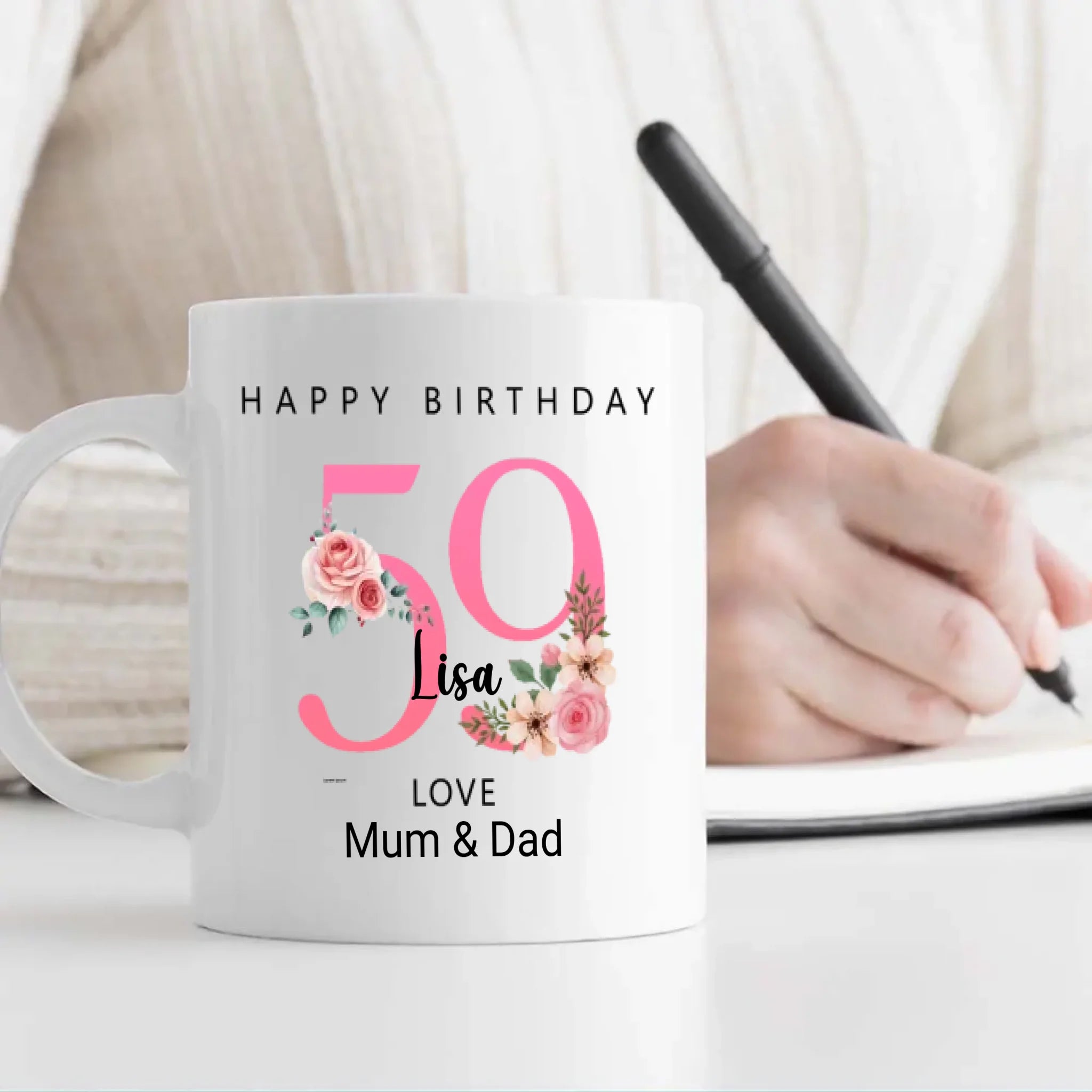 Fabulous at 59th – Personalized Birthday Mug - 89Prints