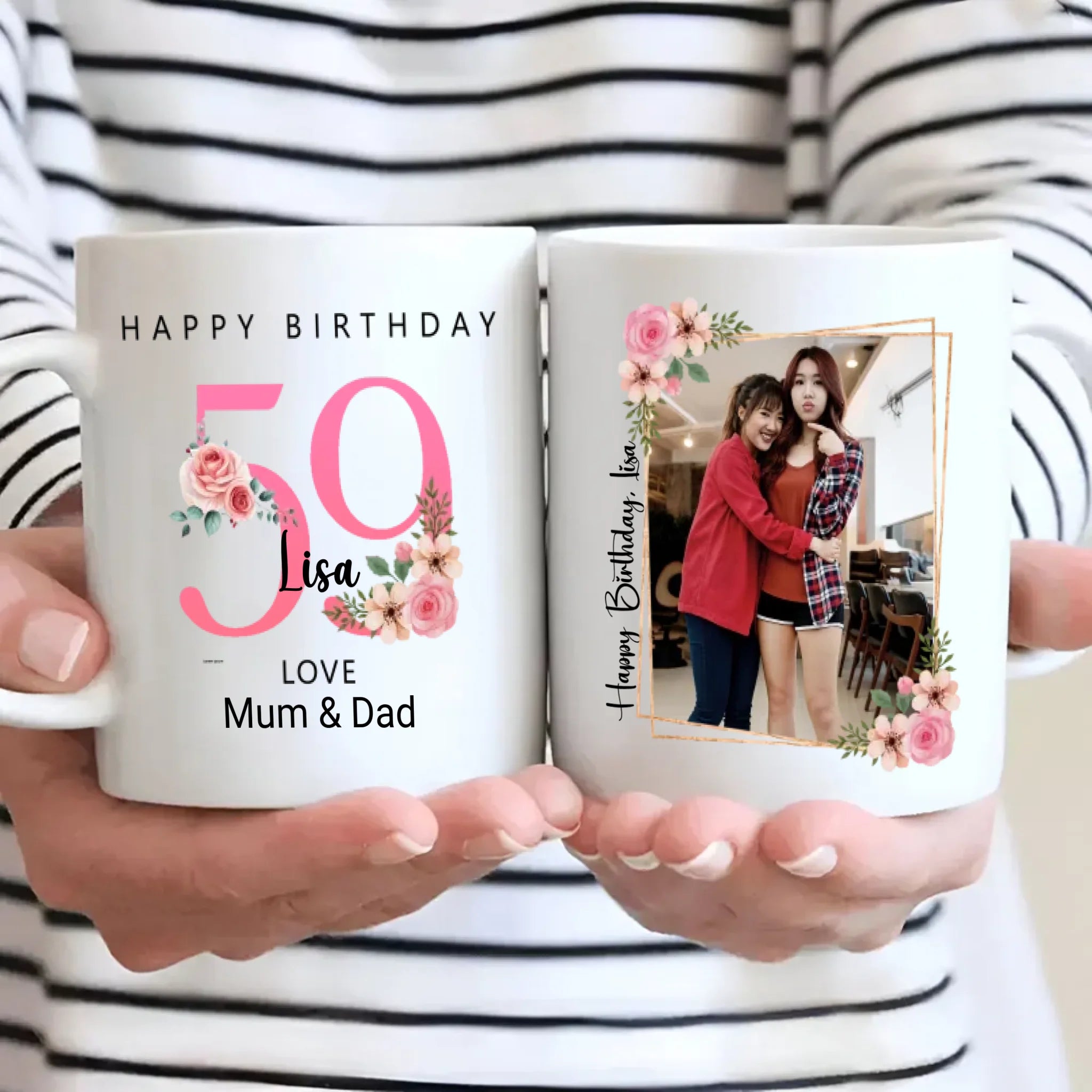 Fabulous at 59th – Personalized Birthday Mug - 89Prints