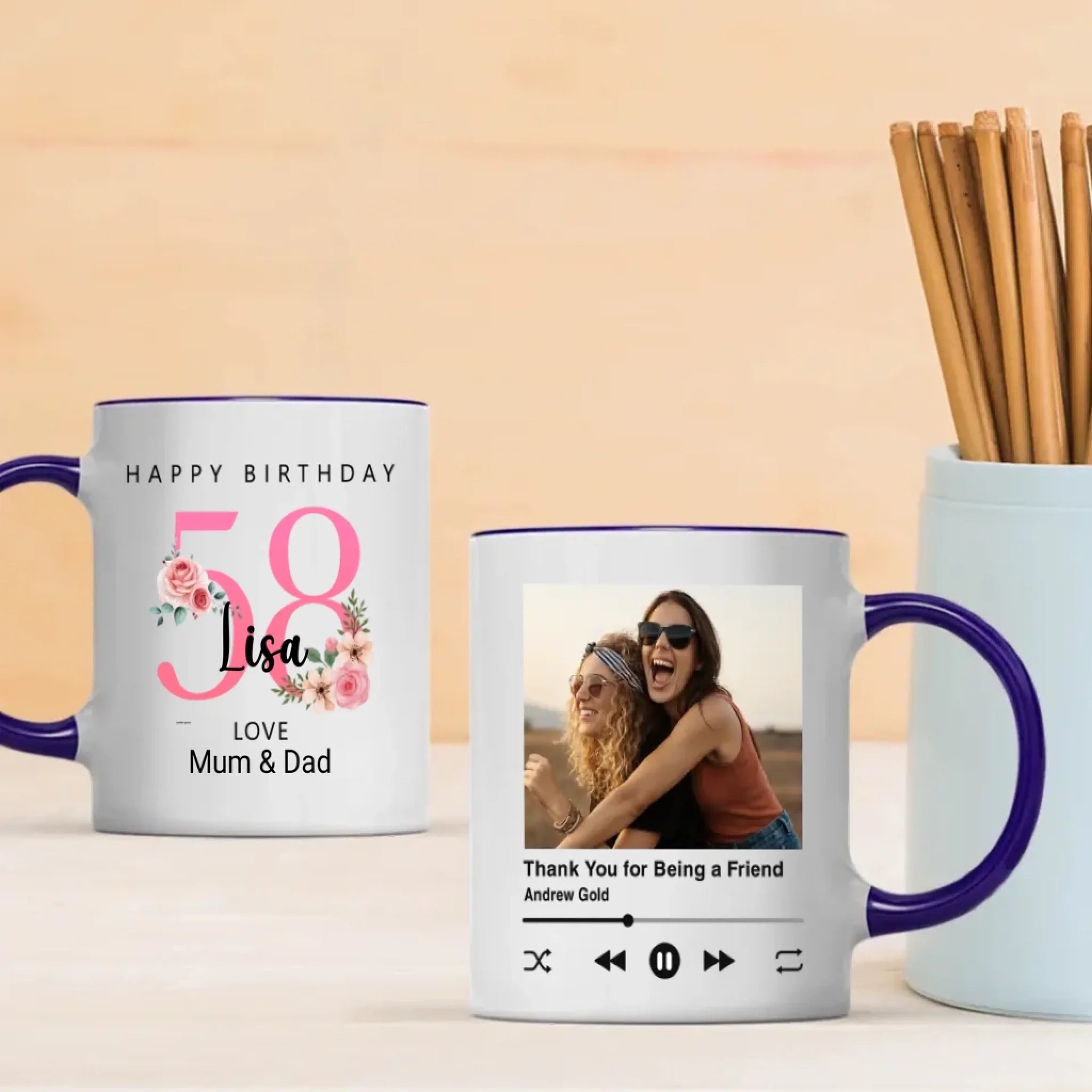 58 Years of Wisdom – Custom Birthday Mug | 89Prints