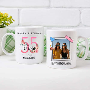 Level 55 Unlocked – Custom Gamer Birthday Mug - 89Prints