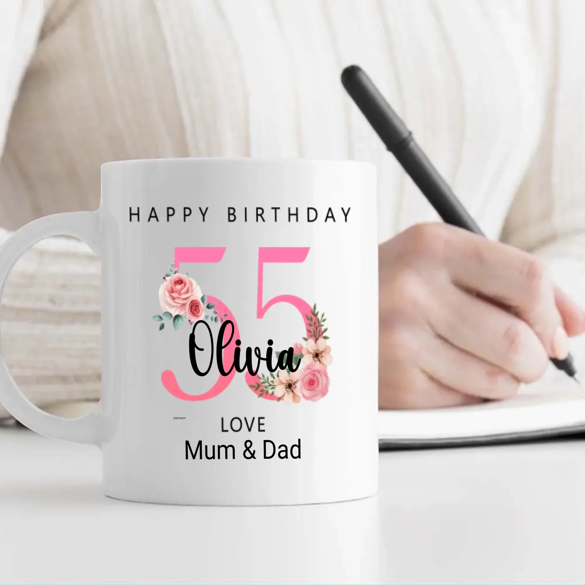 Level 55 Unlocked – Custom Gamer Birthday Mug - 89Prints