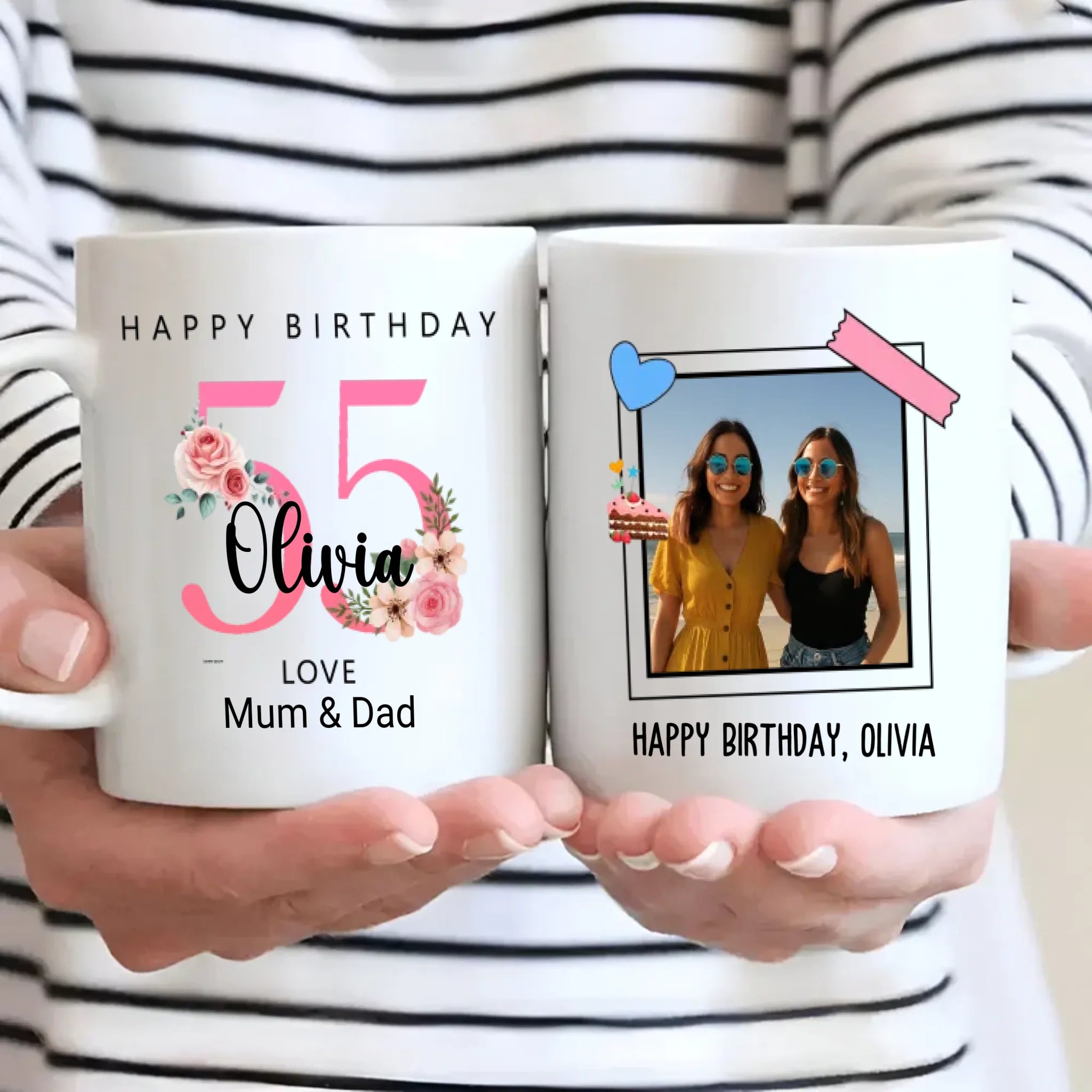 Level 55 Unlocked – Custom Gamer Birthday Mug - 89Prints